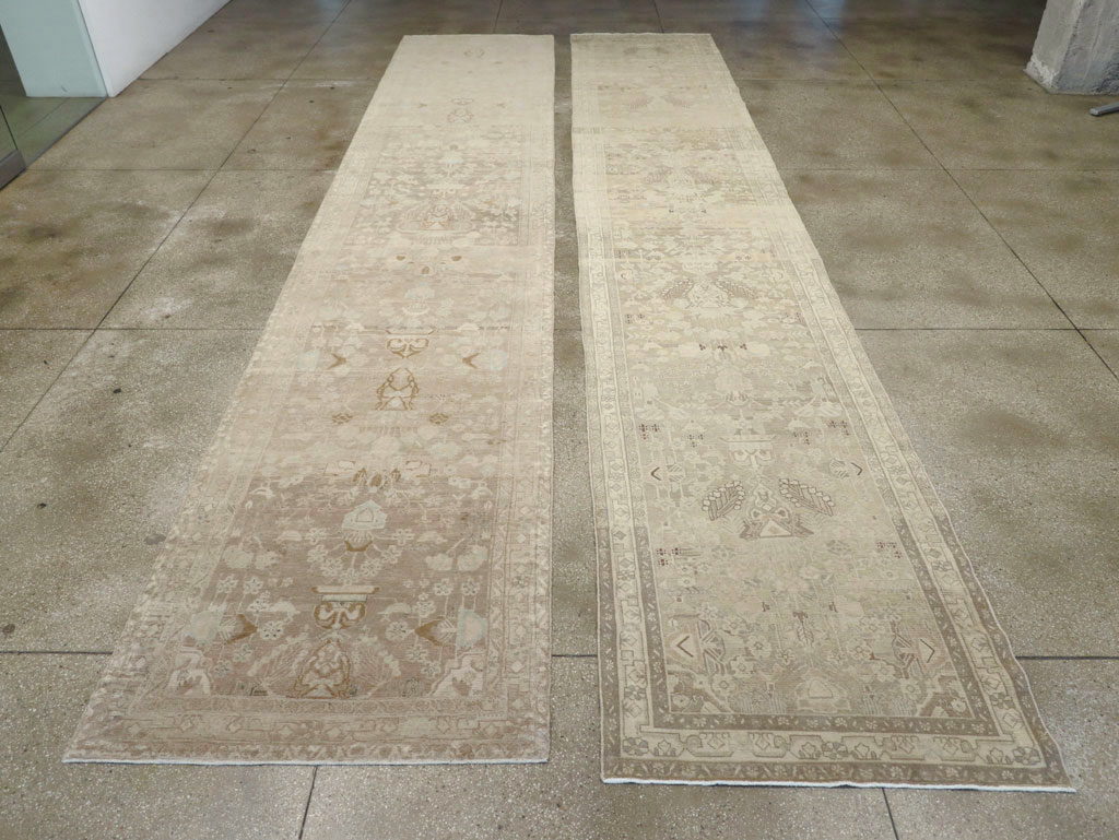 Vintage Persian Malayer Wide Gallery Runner, No.24754 - Staging