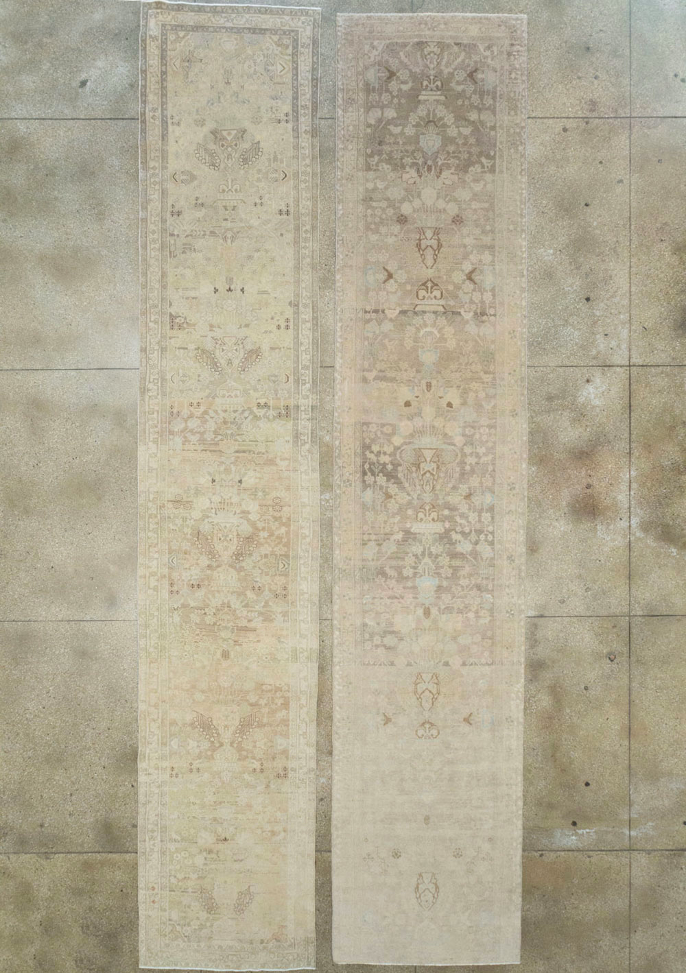 Vintage Persian Malayer Wide Gallery Runner, No.24754 - Staging