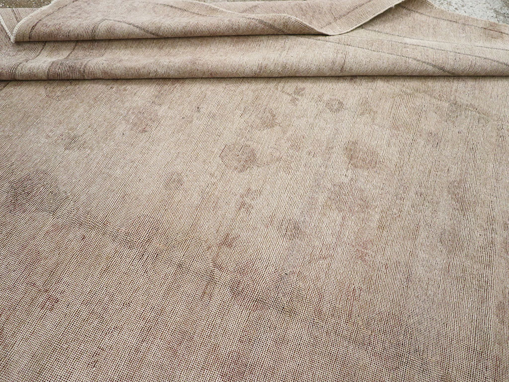 Vintage East Turkestan Khotan Carpet, No.24762 - Staging