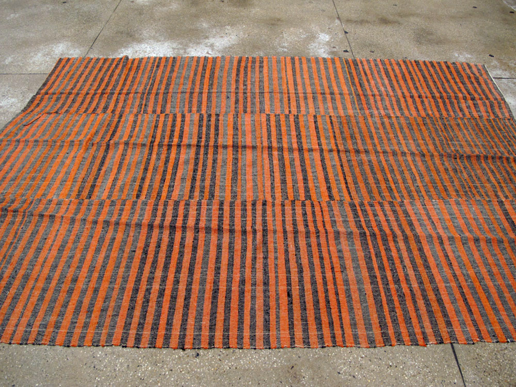 Vintage Turkish Flat-weave Kilim, No.24771 - Staging