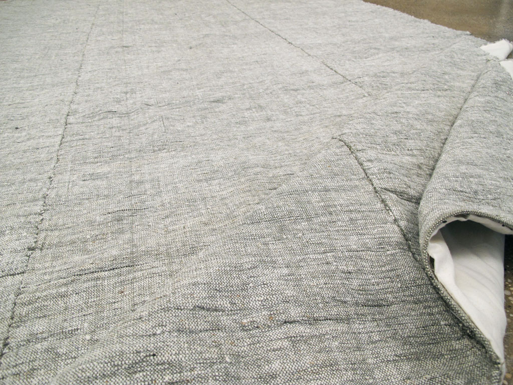 Vintage Turkish Flatweave Kilim, No.24777 - Staging