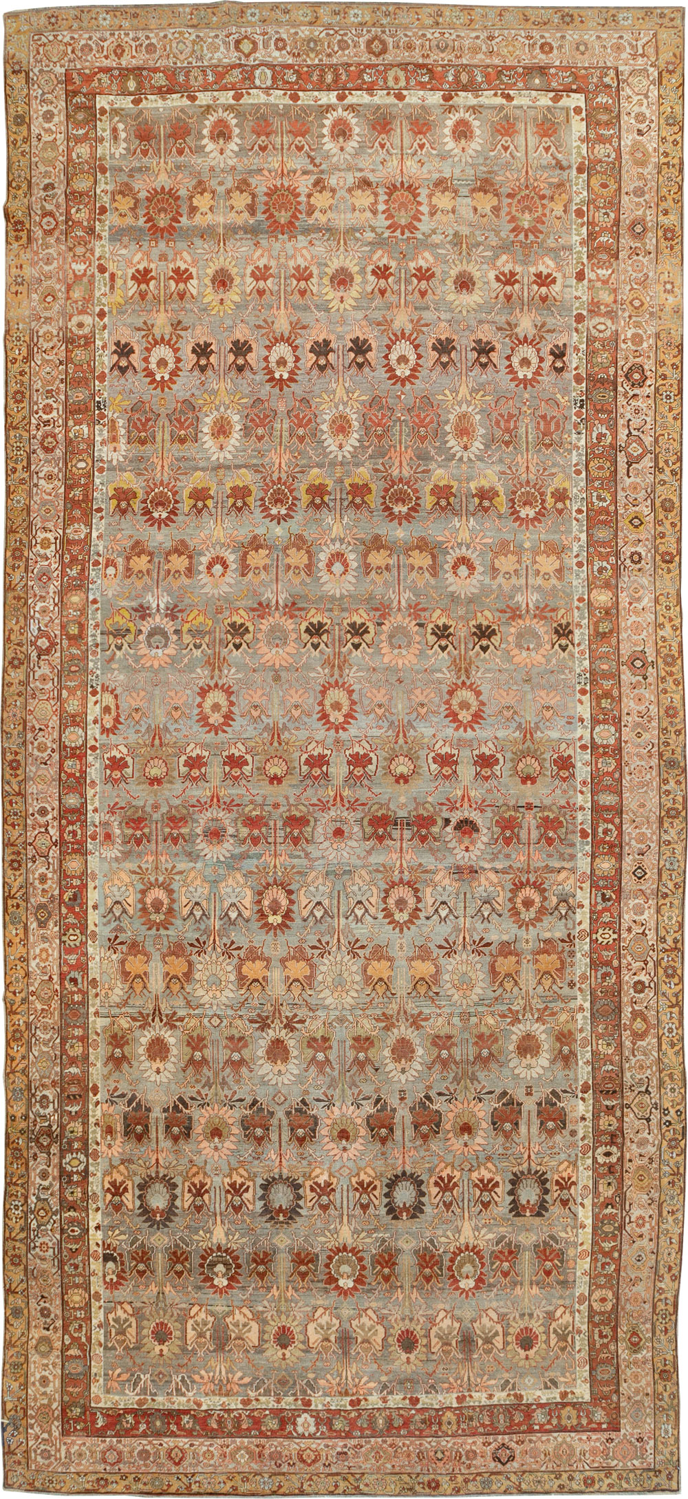 Antique Persian Bidjar Carpet, No.24788 - Staging