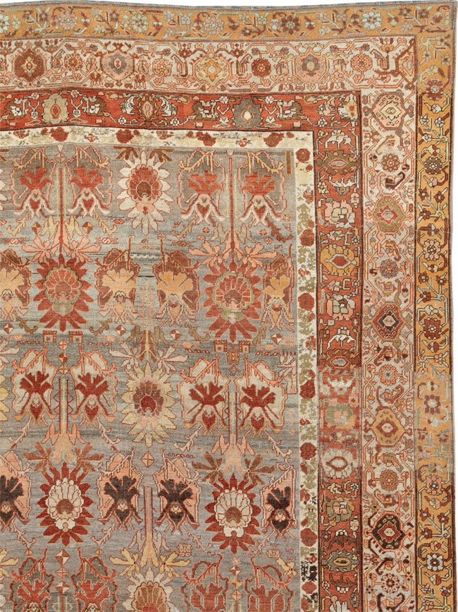 Antique Persian Bidjar Carpet, No.24788 - Staging