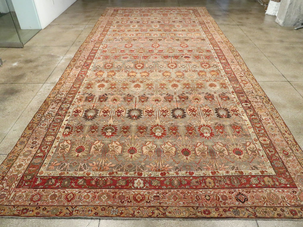 Antique Persian Bidjar Carpet, No.24788 - Staging