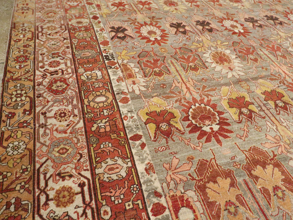 Antique Persian Bidjar Carpet, No.24788 - Staging