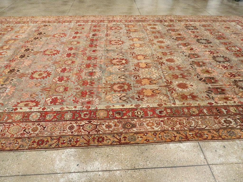 Antique Persian Bidjar Carpet, No.24788 - Staging