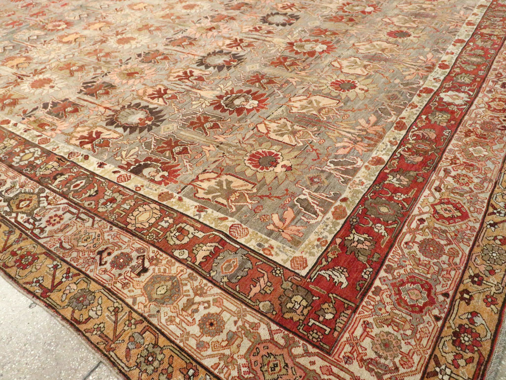 Antique Persian Bidjar Carpet, No.24788 - Staging