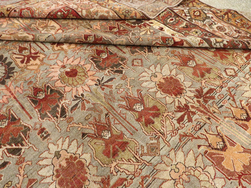 Antique Persian Bidjar Carpet, No.24788 - Staging