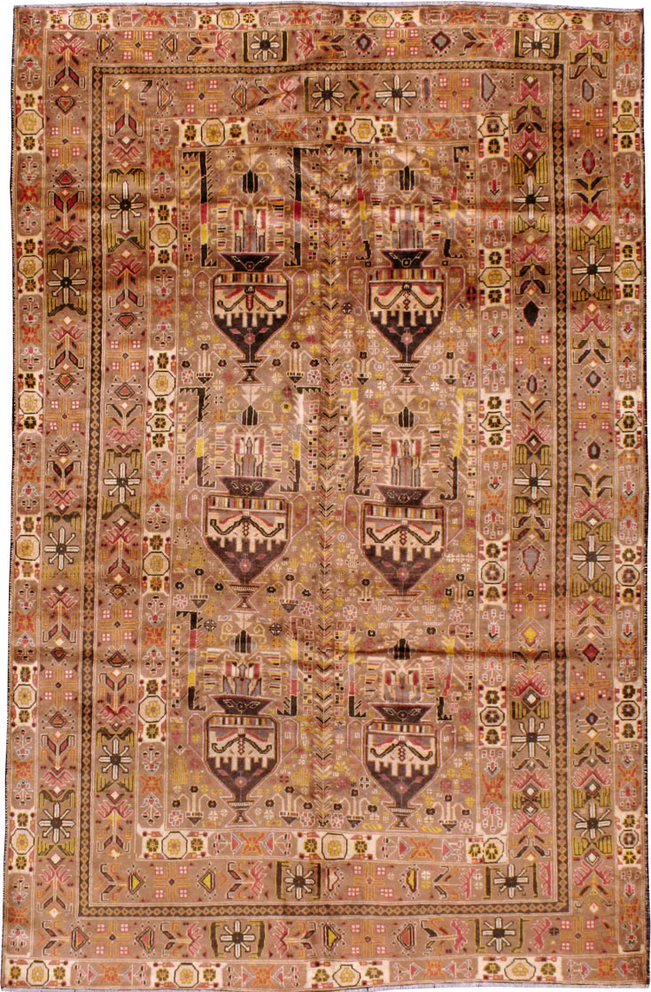 Vintage Persian Baluch Rug, No.24796 - Staging