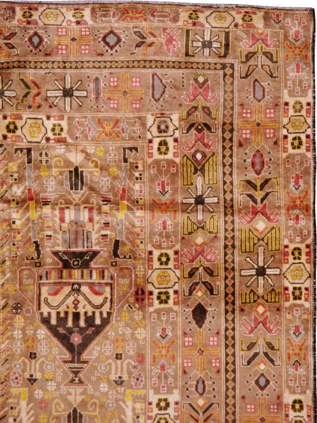 Vintage Persian Baluch Rug, No.24796 - Staging