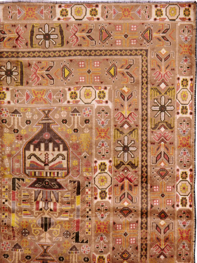 Vintage Persian Baluch Rug, No.24796 - Staging