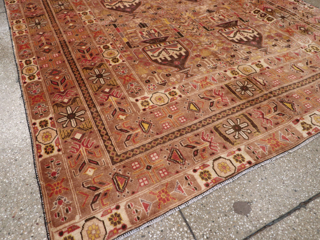Vintage Persian Baluch Rug, No.24796 - Staging