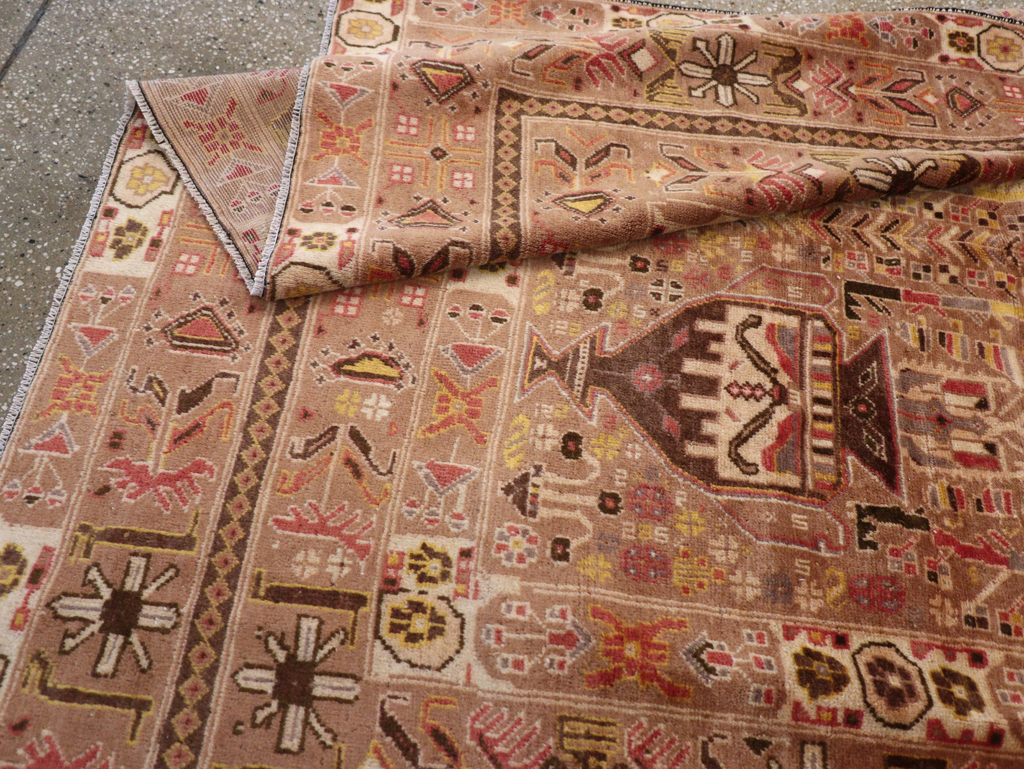 Vintage Persian Baluch Rug, No.24796 - Staging