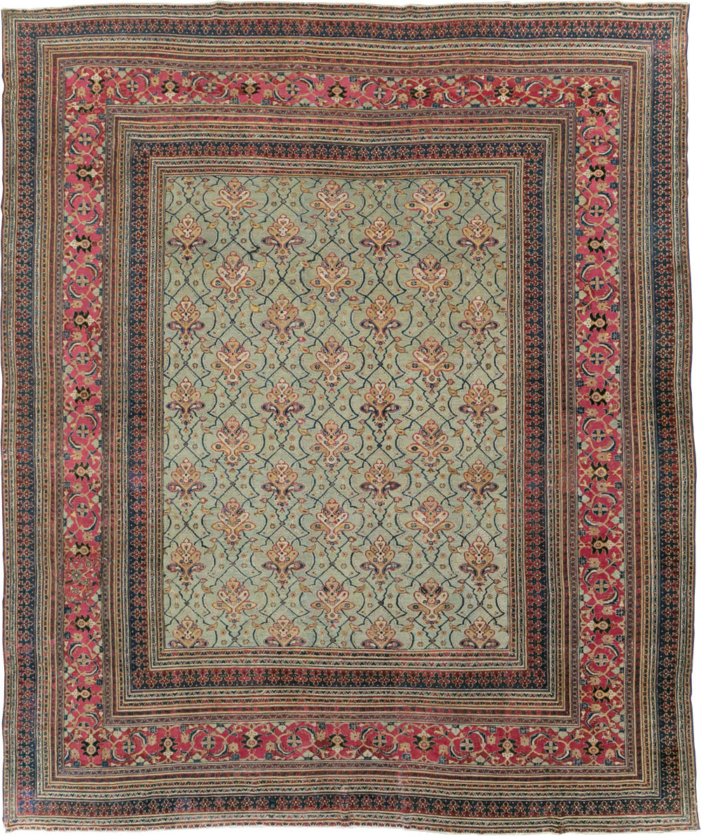 Antique Persian Khorassan Carpet, No.24808 - Staging