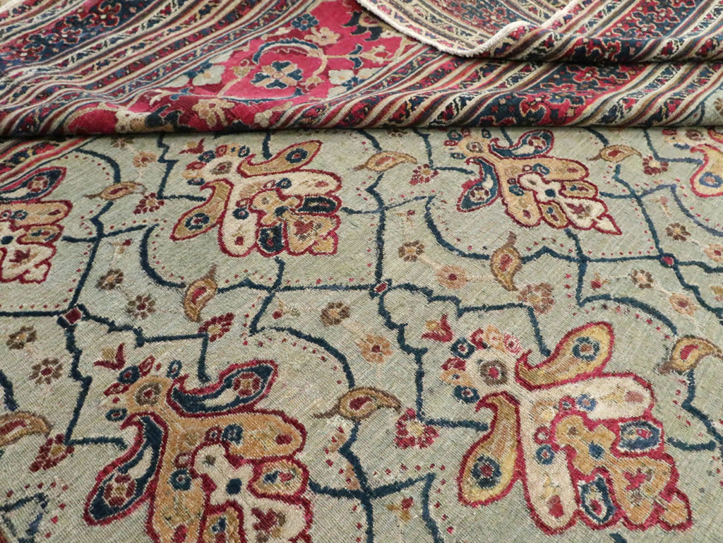 Antique Persian Khorassan Carpet, No.24808 - Staging