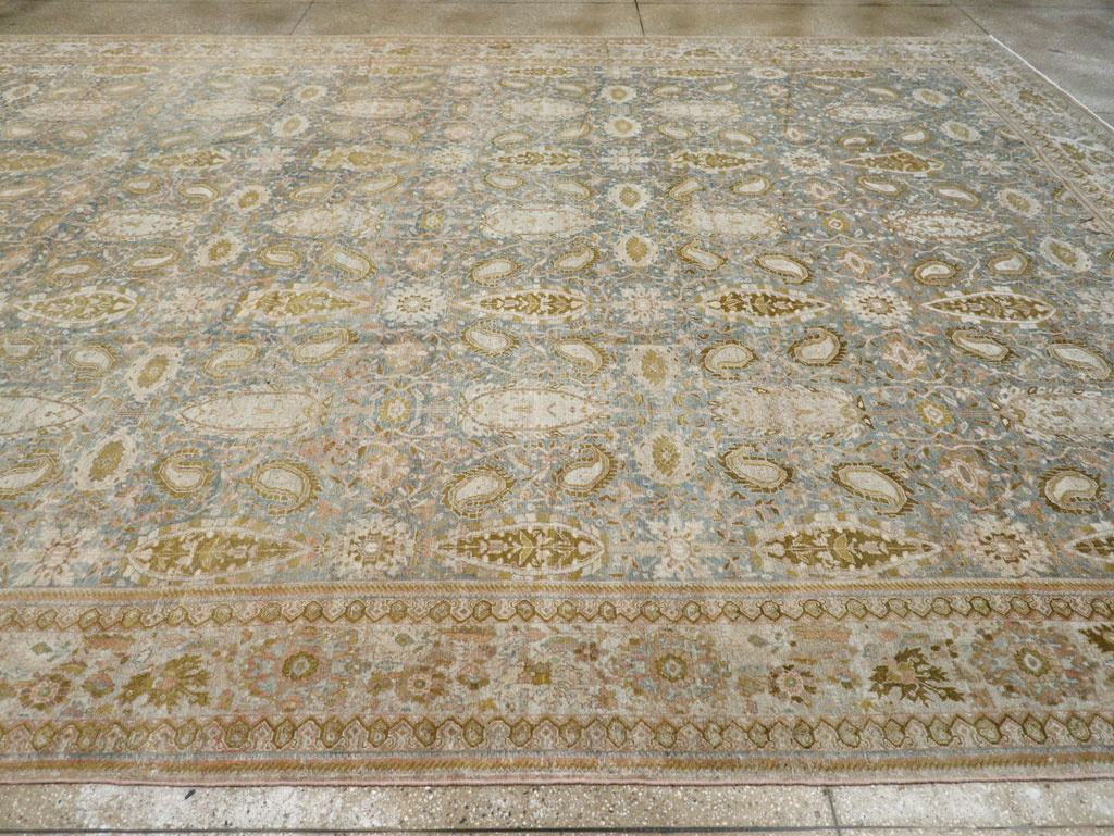 Antique Persian Malayer Carpet, No.24809 - Staging