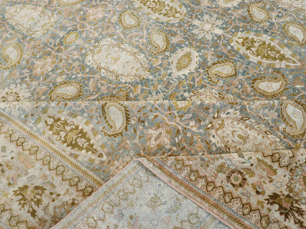 Antique Persian Malayer Carpet, No.24809 - Staging