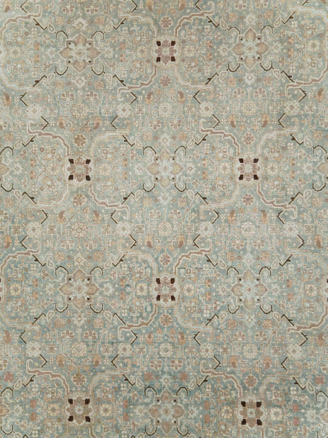 Antique Persian Tabriz Carpet, No.24810 - Staging