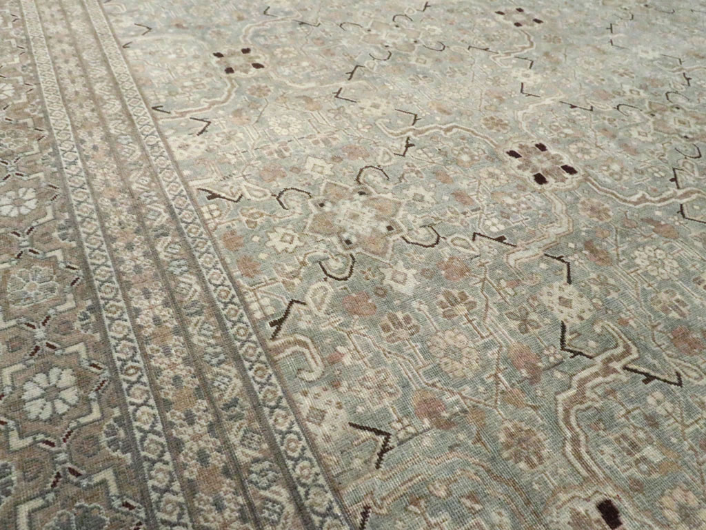 Antique Persian Tabriz Carpet, No.24810 - Staging
