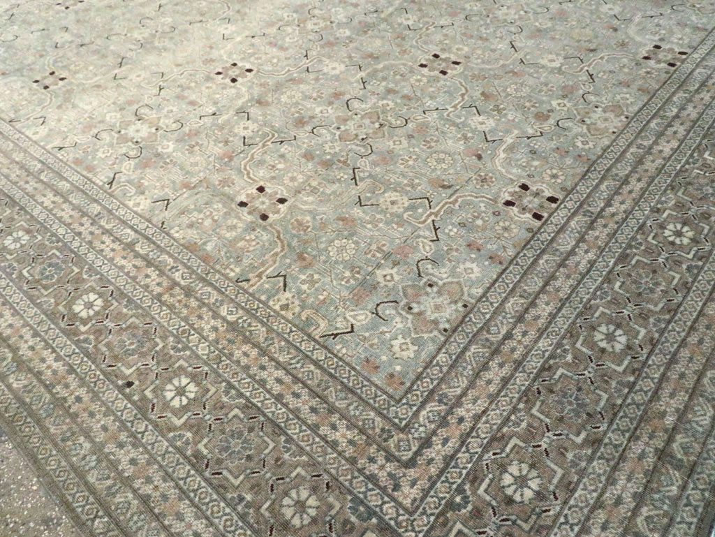 Antique Persian Tabriz Carpet, No.24810 - Staging