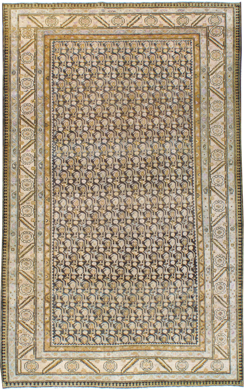 Vintage Persian Malayer Gallery Carpet, No.24811 - Staging