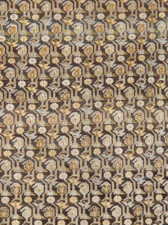 Vintage Persian Malayer Gallery Carpet, No.24811 - Staging