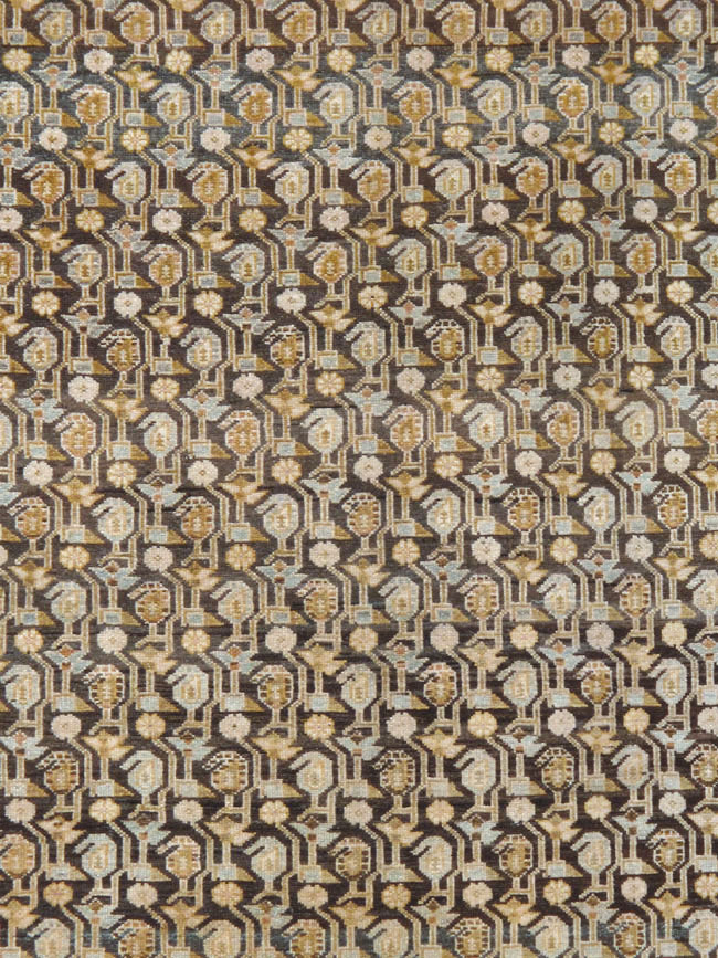 Vintage Persian Malayer Gallery Carpet, No.24811 - Staging