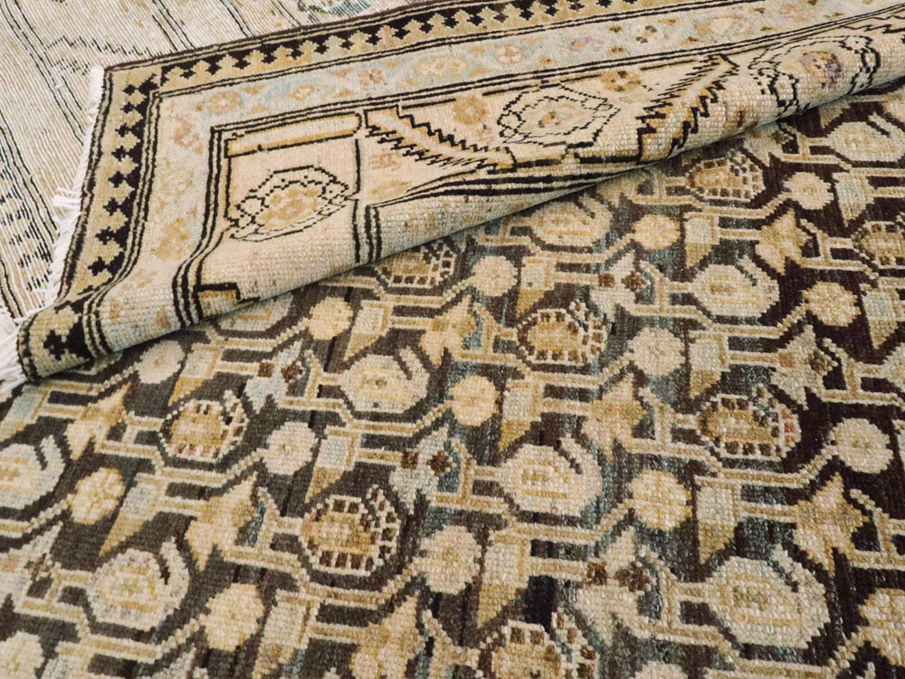 Vintage Persian Malayer Gallery Carpet, No.24811 - Staging