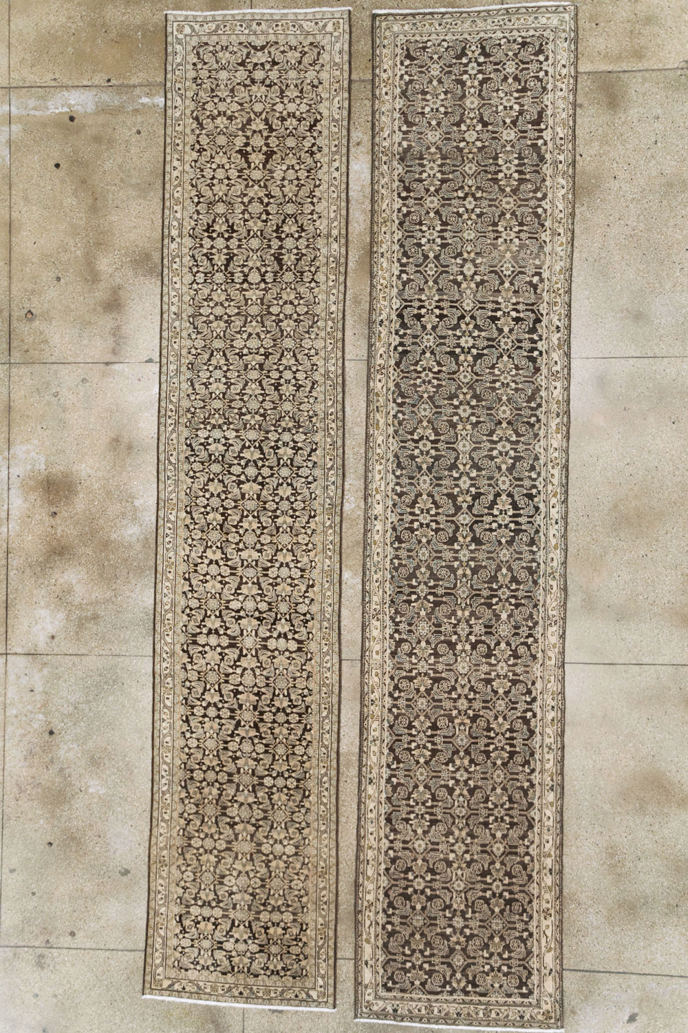 Vintage Persian Malayer Runner (Pair: 1 of 2), No.24813 - Staging