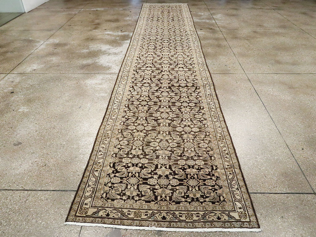 Vintage Persian Malayer Runner (Pair: 2 of 2), No.24814 - Staging