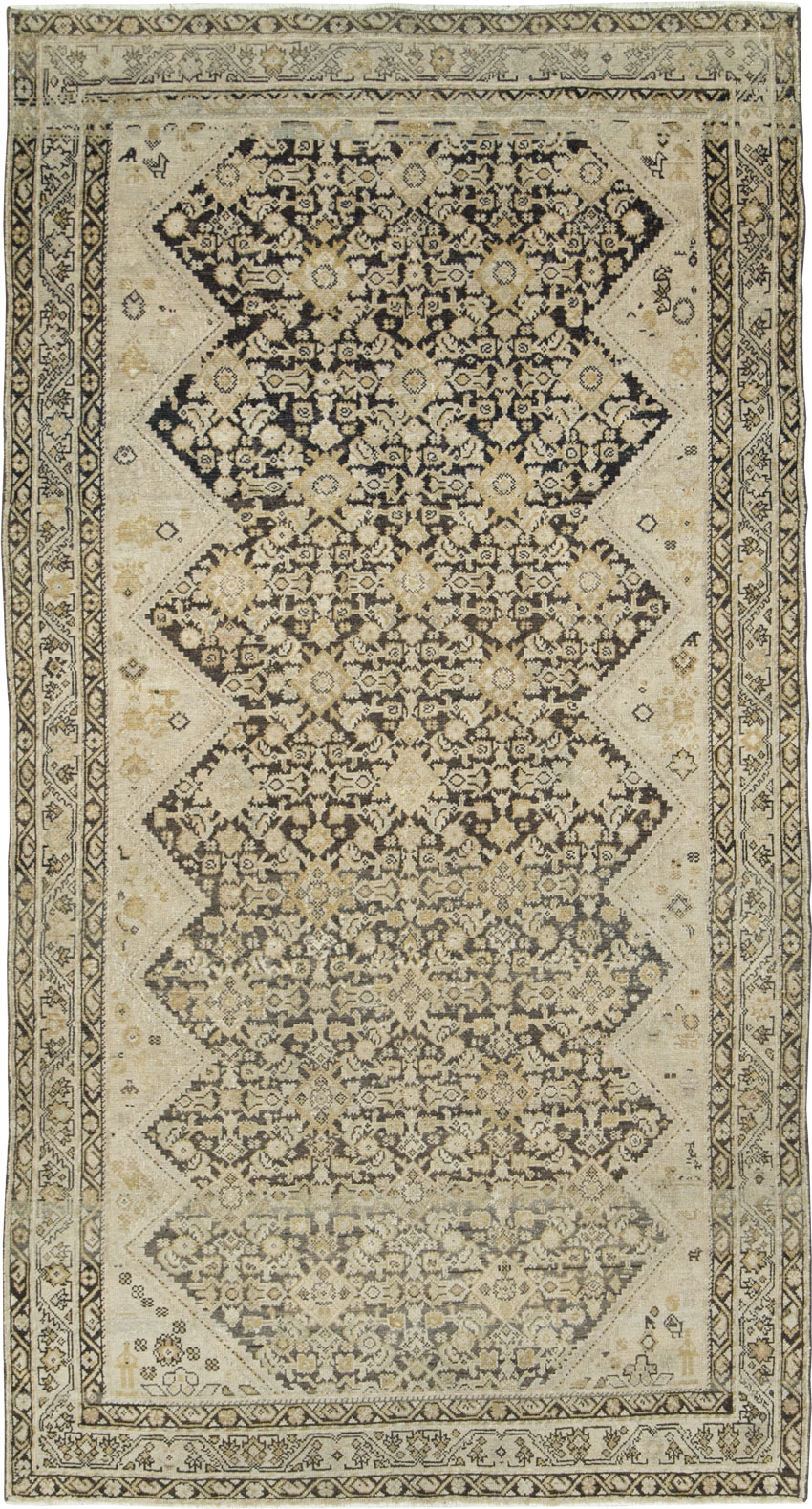 Antique Persian Malayer Gallery Rug, No.24832 - Staging