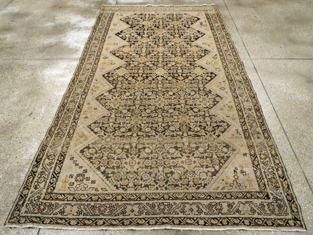 Antique Persian Malayer Gallery Rug, No.24832 - Staging