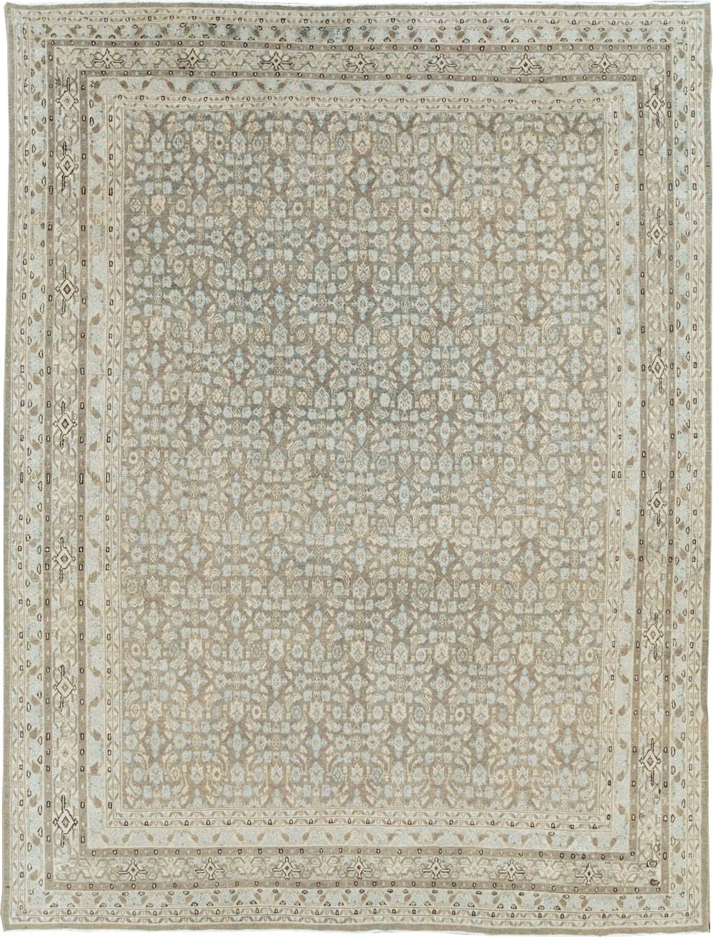 Antique Persian Malayer Carpet, No.24844 - Staging