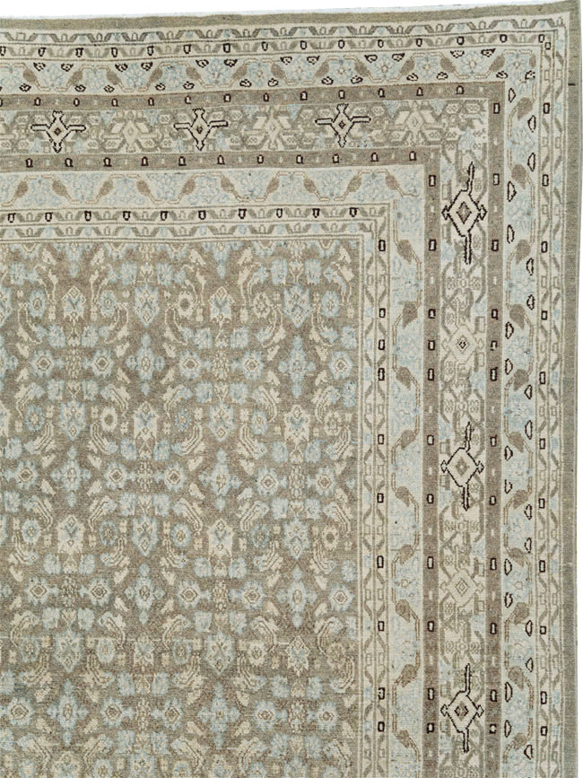 Antique Persian Malayer Carpet, No.24844 - Staging