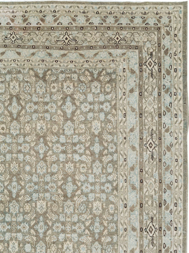 Antique Persian Malayer Carpet, No.24844 - Staging