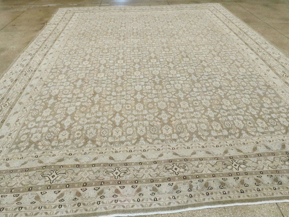 Antique Persian Malayer Carpet, No.24844 - Staging