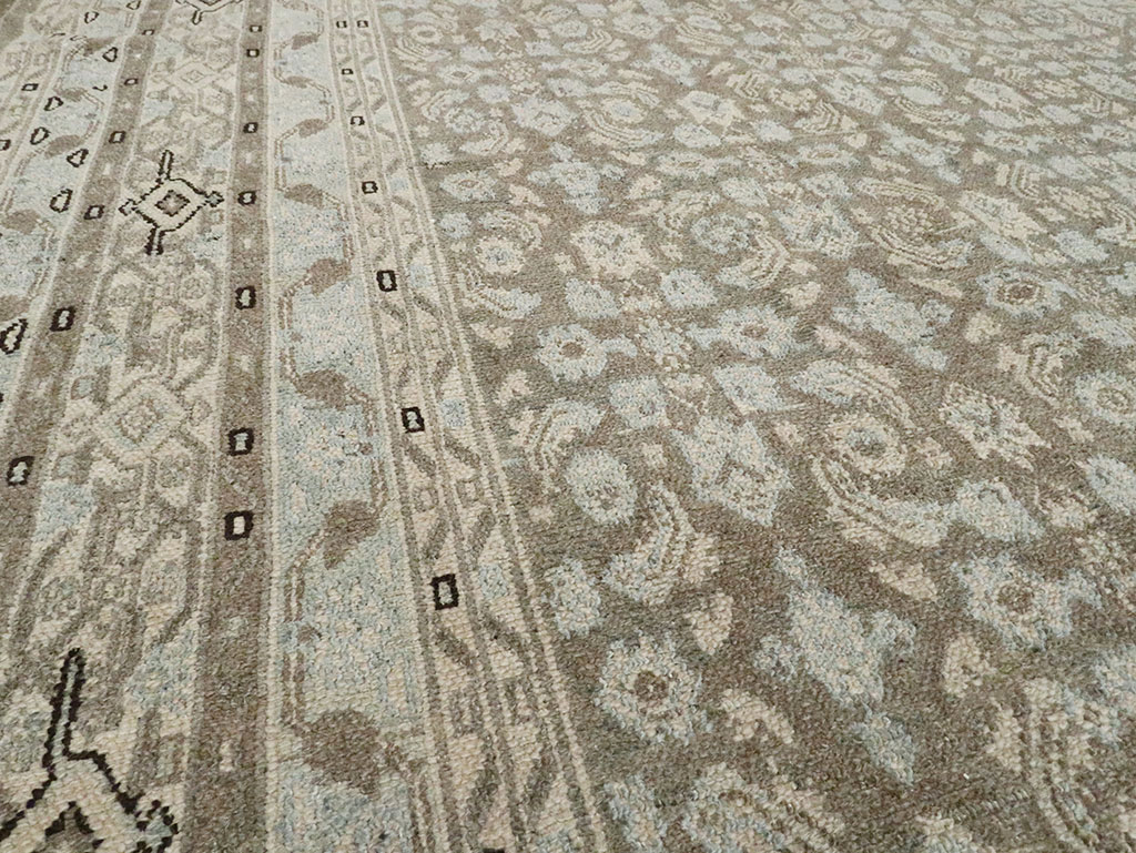 Antique Persian Malayer Carpet, No.24844 - Staging