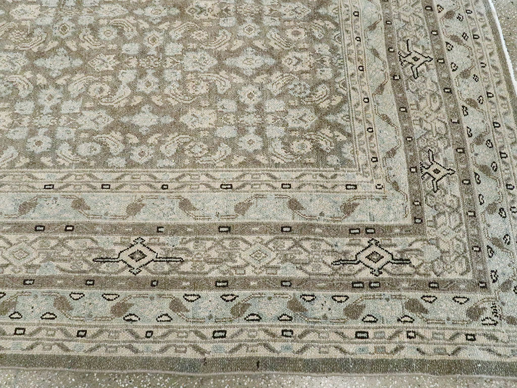 Antique Persian Malayer Carpet, No.24844 - Staging