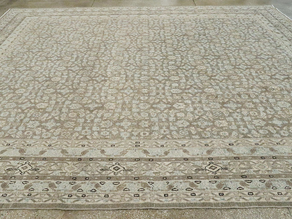 Antique Persian Malayer Carpet, No.24844 - Staging