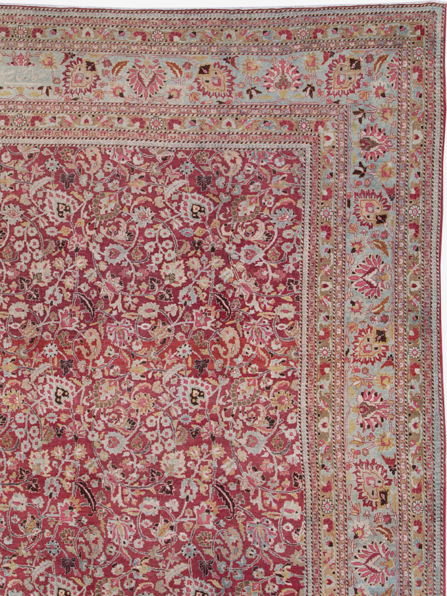 Antique Persian Mashad Carpet, No.24848 - Staging