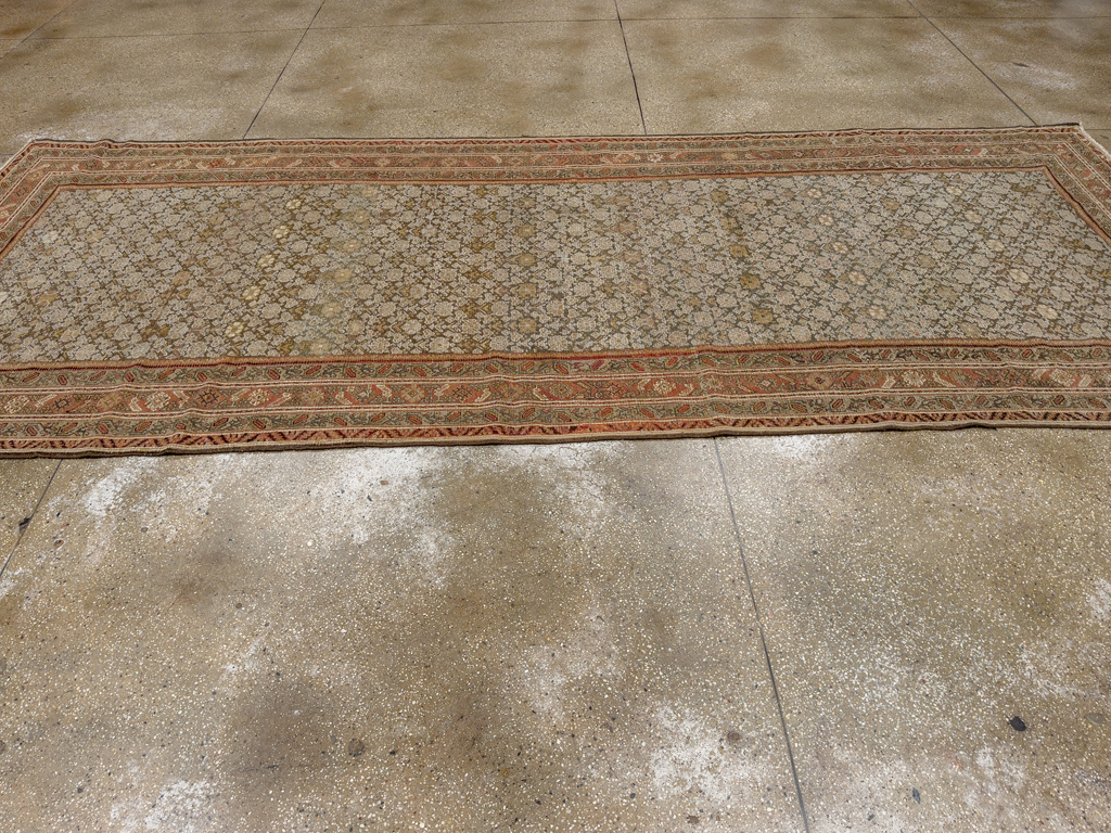 Antique Persian Malayer Gallery Carpet, No.24851 - Staging