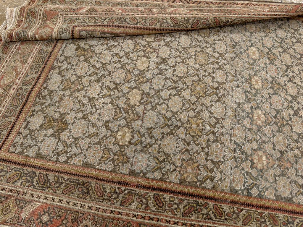 Antique Persian Malayer Gallery Carpet, No.24851 - Staging