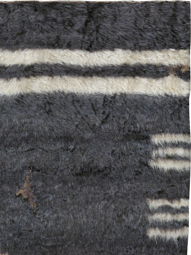 Vintage Turkish Mohair Rug, No.24866 - Staging