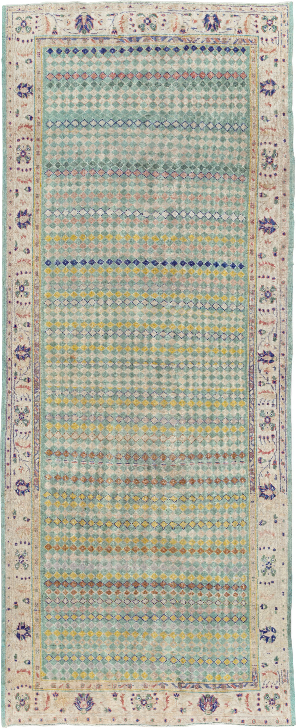 Vintage Turkish Anatolian Gallery Carpet, No.24867 - Staging