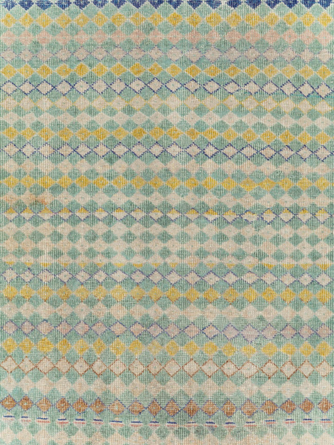 Vintage Turkish Anatolian Gallery Carpet, No.24867 - Staging