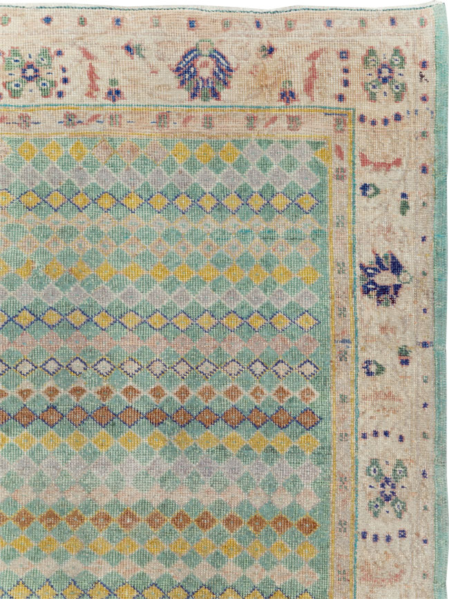 Vintage Turkish Anatolian Gallery Carpet, No.24867 - Staging