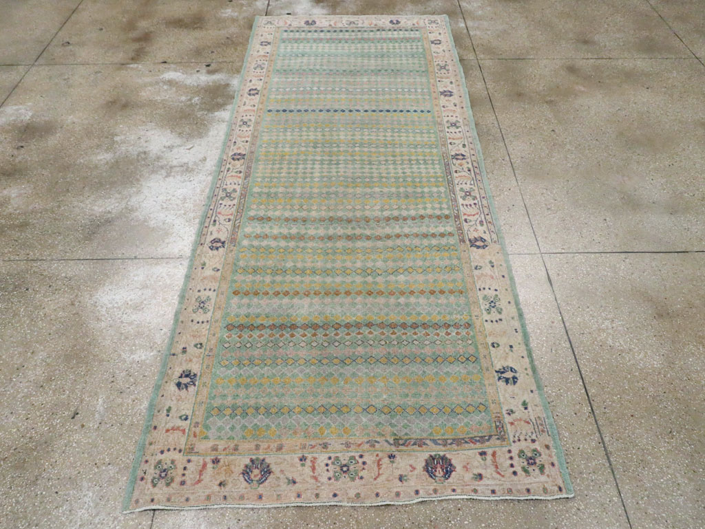 Vintage Turkish Anatolian Gallery Carpet, No.24867 - Staging