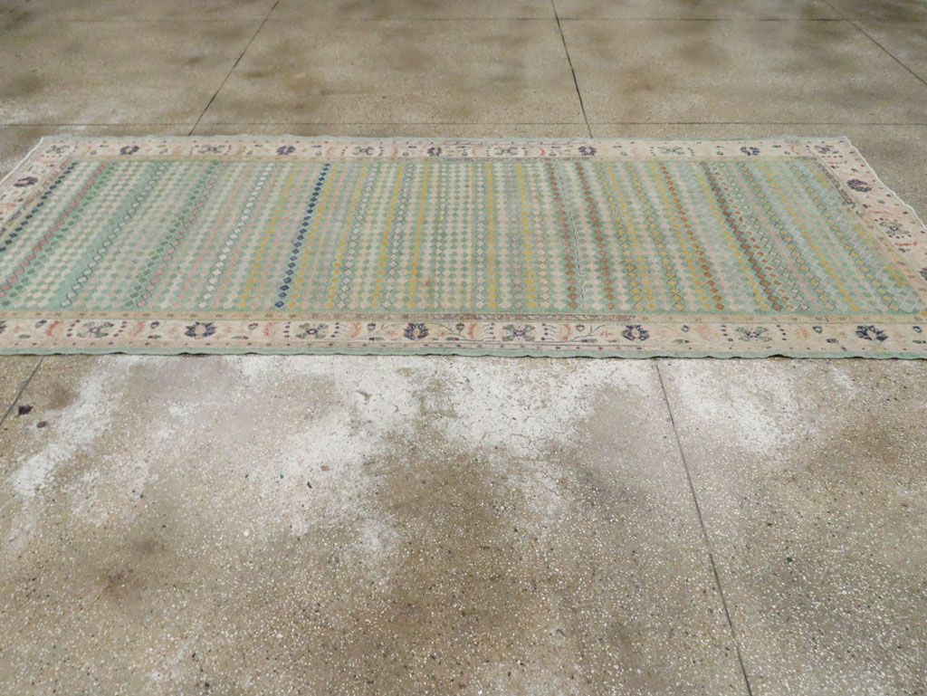 Vintage Turkish Anatolian Gallery Carpet, No.24867 - Staging