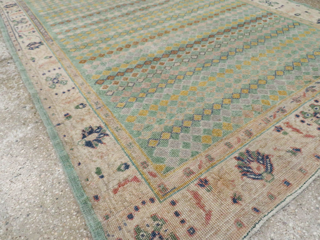 Vintage Turkish Anatolian Gallery Carpet, No.24867 - Staging