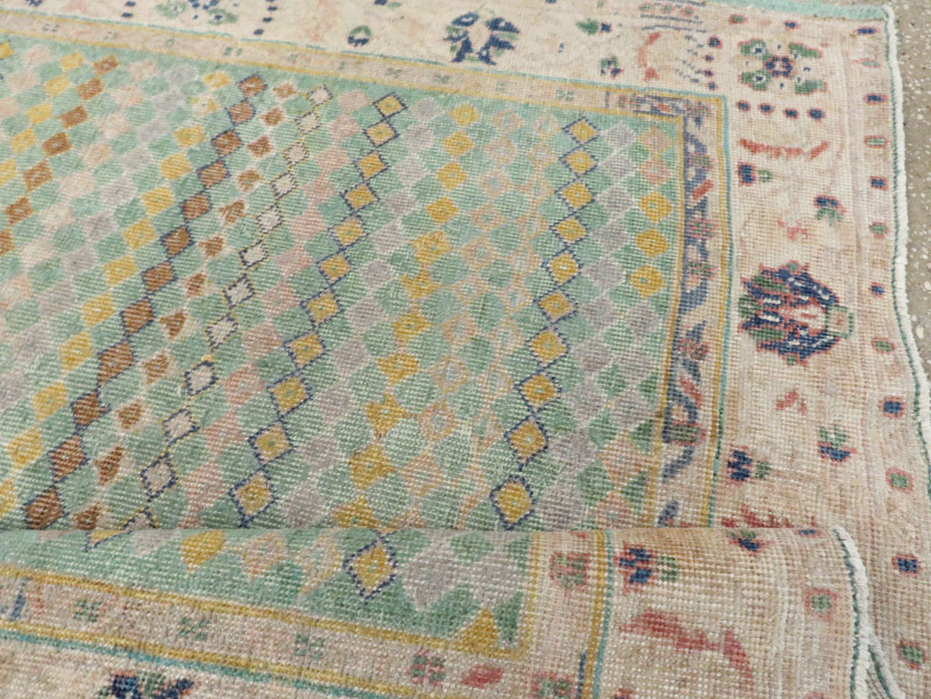Vintage Turkish Anatolian Gallery Carpet, No.24867 - Staging